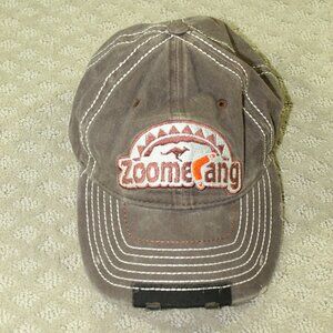 Answers VBS Zoomerang Brown Factory Distressed Hook & Loop Adjustable Hat
